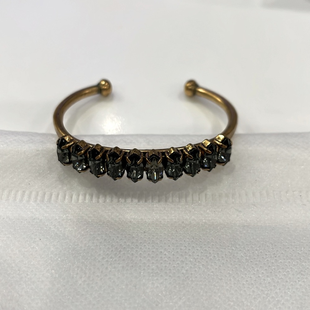 Elizabeth Cole Adelia Cuff Bracelet - Bohemian Swarovski Crystal Brand New